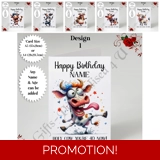A5 or A4 Personalised Greeting Card - .. A5 or A4 Personalised Greeting Card - ..