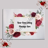 Personalised Glass Chopping Board - Fl..