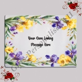 Personalised Glass Chopping Board - Fl..