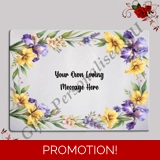 Personalised Glass Chopping Board - Fl..