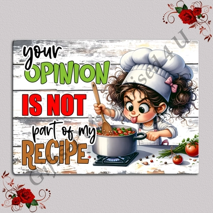 Designed Glass Chopping Board - Veggie Humour - D.7