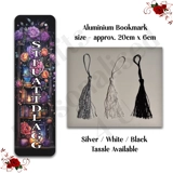 Designed Aluminium Bookmark - Book Lov..