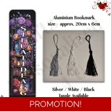 Designed Aluminium Bookmark - Book Lov..