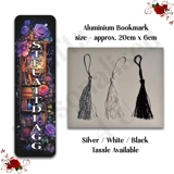 Designed Aluminium Bookmark - Book Lov..