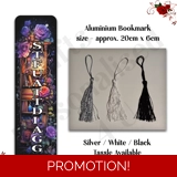 Designed Aluminium Bookmark - Book Lov..