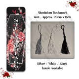 Designed Aluminium Bookmark - Book Lov..