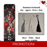 Designed Aluminium Bookmark - Book Lov..