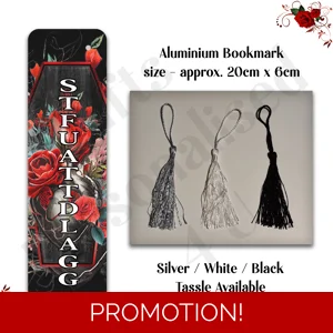 Designed Aluminium Bookmark - Book Lovers - STFUATTDLAGG - Design 6