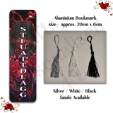 Designed Aluminium Bookmark - Book Lov..
