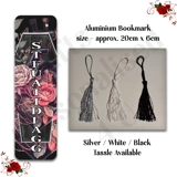 Designed Aluminium Bookmark - Book Lov..