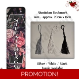 Designed Aluminium Bookmark - Book Lov..
