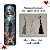 Designed Aluminium Bookmark - Book Lov..