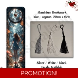 Designed Aluminium Bookmark - Book Lov..