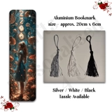 Designed Aluminium Bookmark - Book Lov..