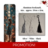 Designed Aluminium Bookmark - Book Lov..