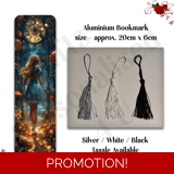 Designed Aluminium Bookmark - Book Lov..