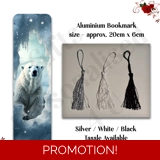 Designed Aluminium Bookmark - Book Lov..