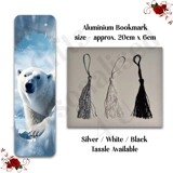 Designed Aluminium Bookmark - Book Lov..