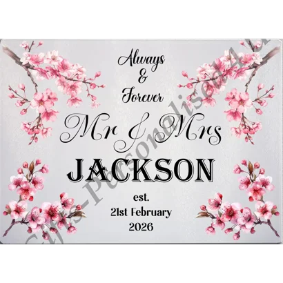 Glass Chopping Boards - Wedding / Anniversary