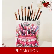 Personalised Ceramic Nail Art Brush Holder – Name’s Nail Art Brushes – Design 12