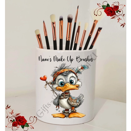 Personalised Ceramic Make Up Brush Holder - Valentine's / Love – Name’s Make Up Brushes – D.4