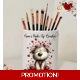 Personalised Ceramic Make Up Brush..