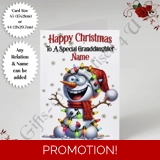 A5 or A4 Personalised Card - Happy Chr.. A5 or A4 Personalised Card - Happy Chr..