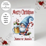 A5 or A4 Personalised Card - Merry Chr.. A5 or A4 Personalised Card - Merry Chr..