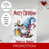 A5 or A4 Personalised Card - Merry Chr..