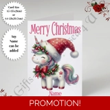 A5 or A4 Personalised Card - Merry Chr..