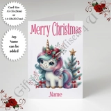 A5 or A4 Personalised Card - Merry Chr.. A5 or A4 Personalised Card - Merry Chr..