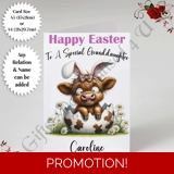 A5 or A4 Personalised Card - Happy Eas.. A5 or A4 Personalised Card - Happy Eas..