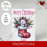 A5 or A4 Personalised Card - Merry Chr.. A5 or A4 Personalised Card - Merry Chr..
