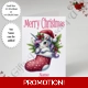 A5 or A4 Personalised Card - Merry..