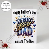 A5 or A4 Designed Greeting Card - Happ..
