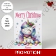 A5 or A4 Personalised Card - Merry..