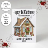 A5 or A4 Personalised Card - Happy 1st..