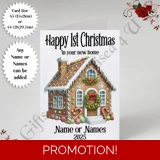 A5 or A4 Personalised Card - Happy 1st..