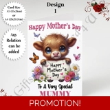 A5 or A4 Personalised Greeting Card - ..