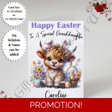 A5 or A4 Personalised Card - Happy Eas..