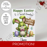 A5 or A4 Personalised Card - Happy Eas..