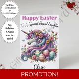 A5 or A4 Personalised Card - Happy Eas..