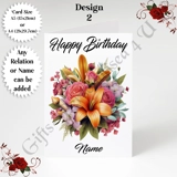 A5 or A4 Personalised Greeting Card - ..