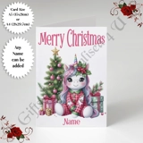 A5 or A4 Personalised Card - Merry Chr.. A5 or A4 Personalised Card - Merry Chr..