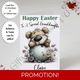 A5 or A4 Personalised Card - Happy Eas..