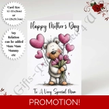 A5 or A4 Personalised Greeting Card - .. A5 or A4 Personalised Greeting Card - ..