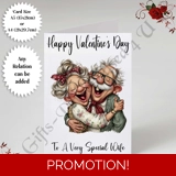 A5 or A4 Personalised Card - Happy Val..