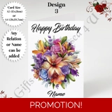 A5 or A4 Personalised Greeting Card - .. A5 or A4 Personalised Greeting Card - ..
