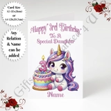 A5 or A4 Personalised Greeting Card - ..