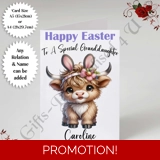 A5 or A4 Personalised Card - Happy Eas..